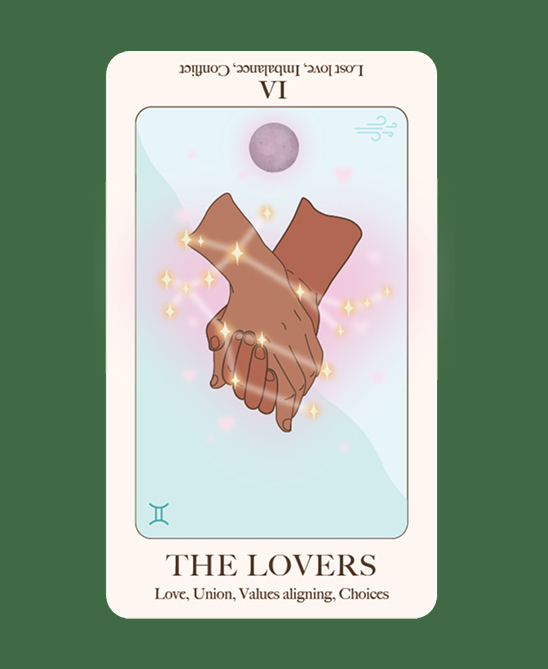 the lovers tarot kort